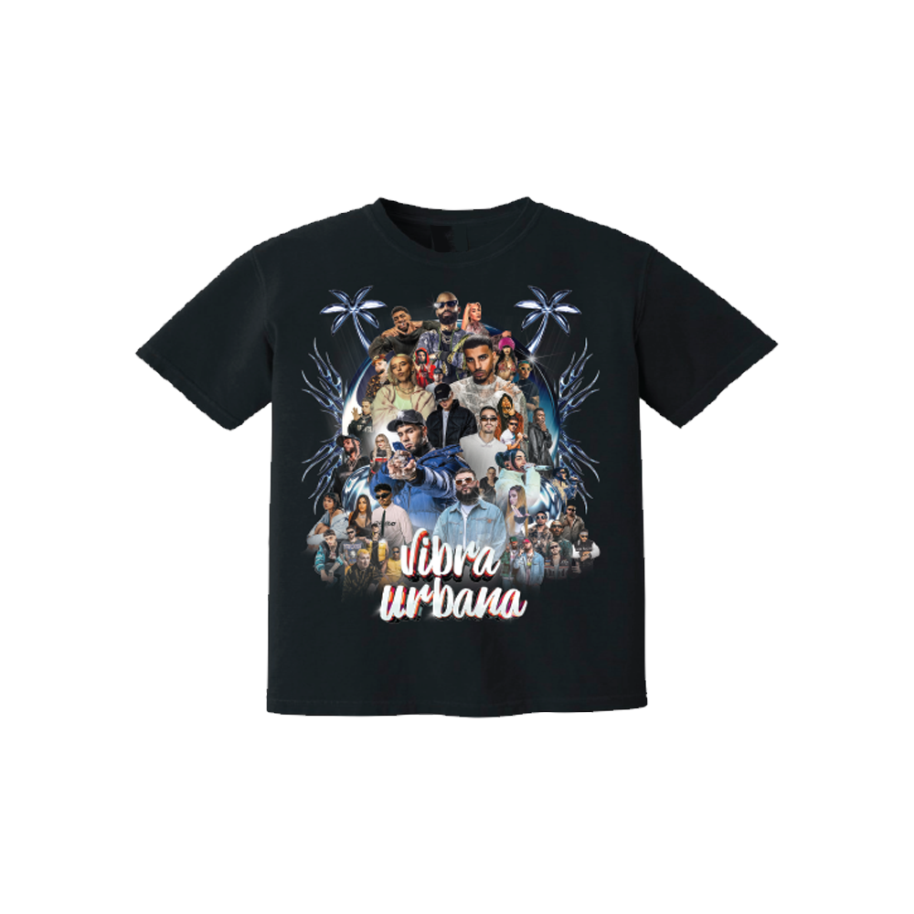 VU Miami 23 Bootleg Photo Black Lineup Tee