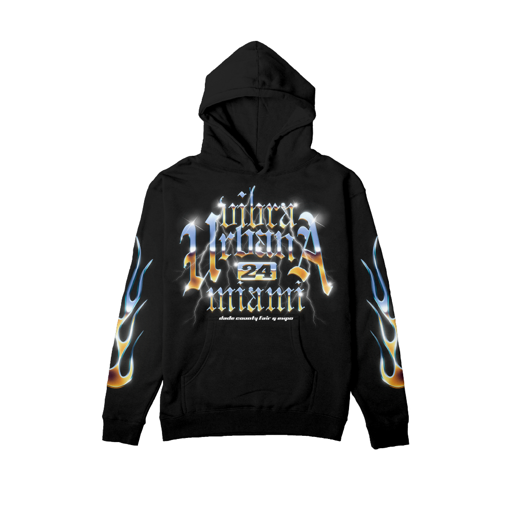VU 24 Fluido Black Lineup PO Hoodie