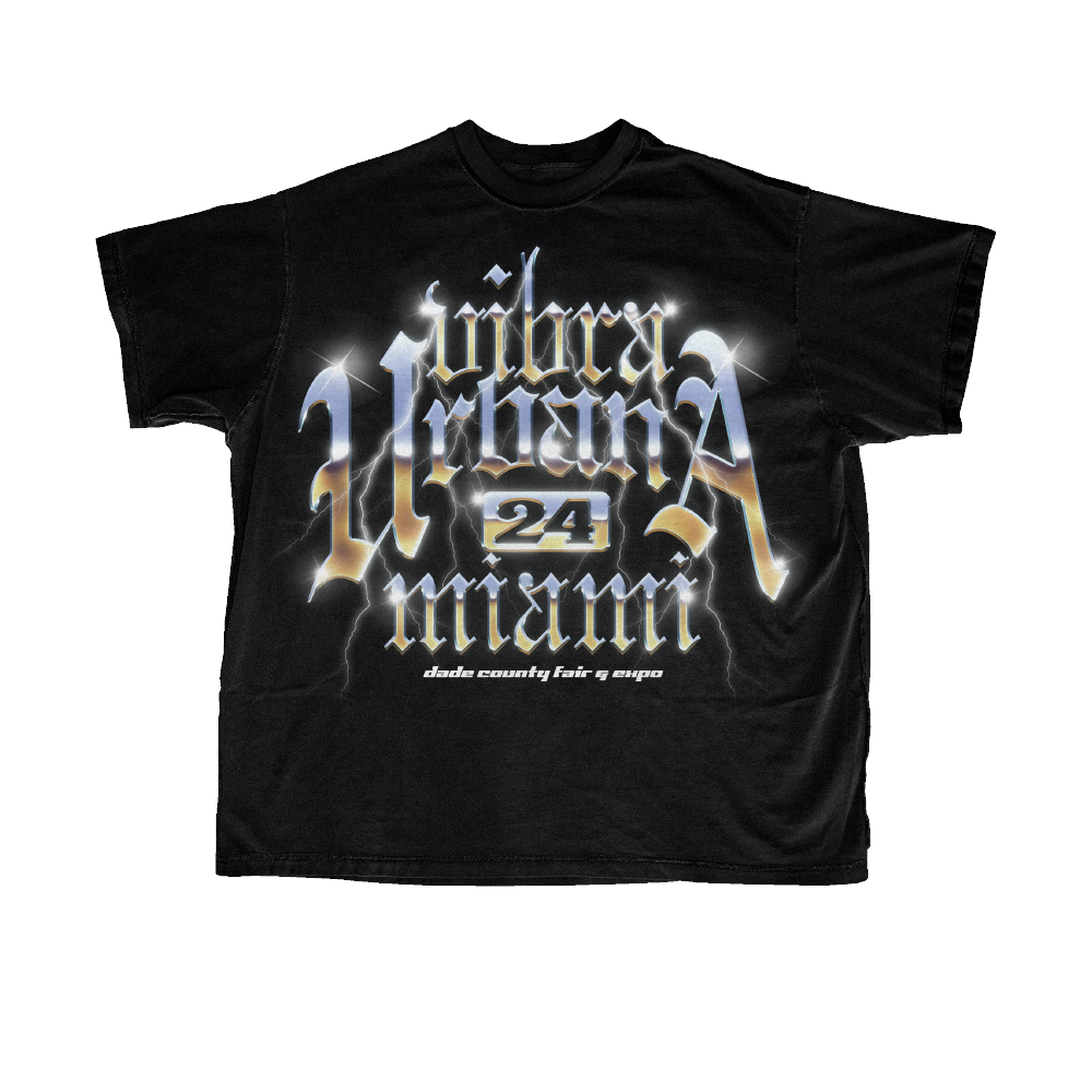 VU Miami 24 Fluido Black Lineup Tee