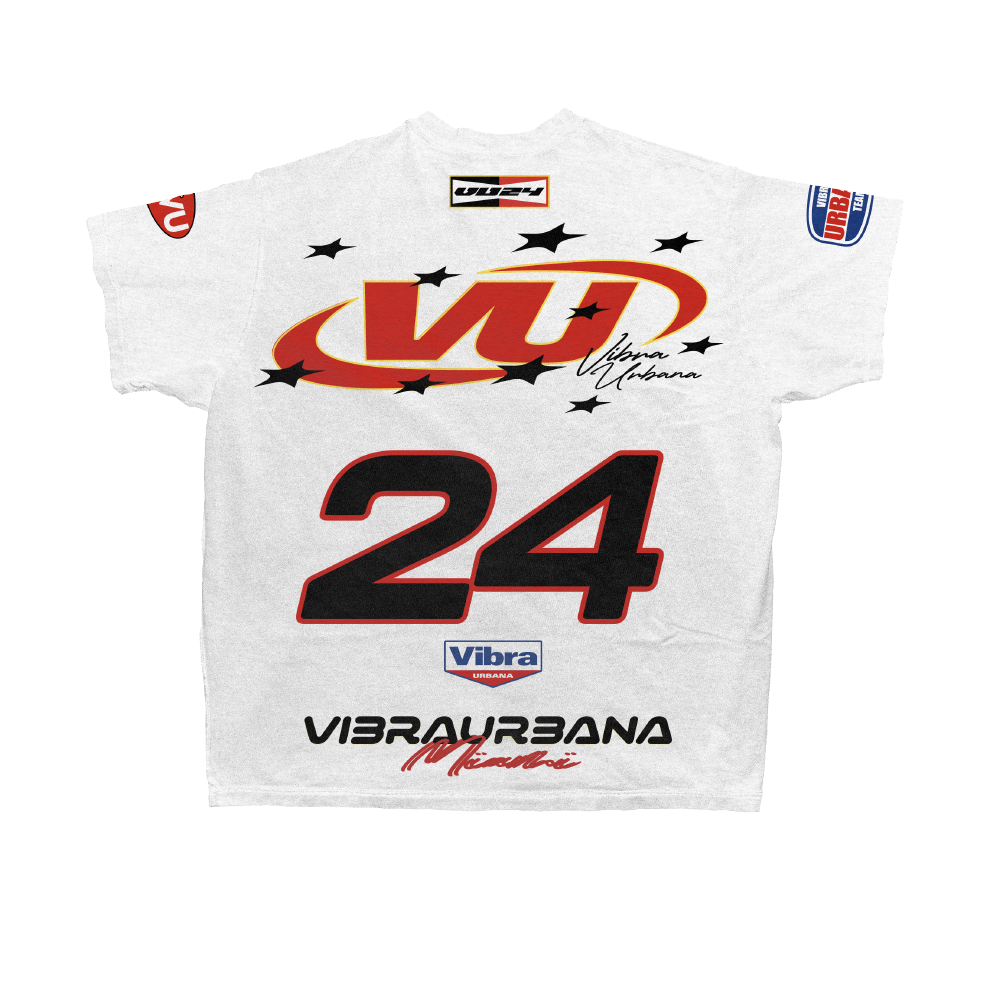 VU Miami 24 Hi-Octane White Tie Dye Tee