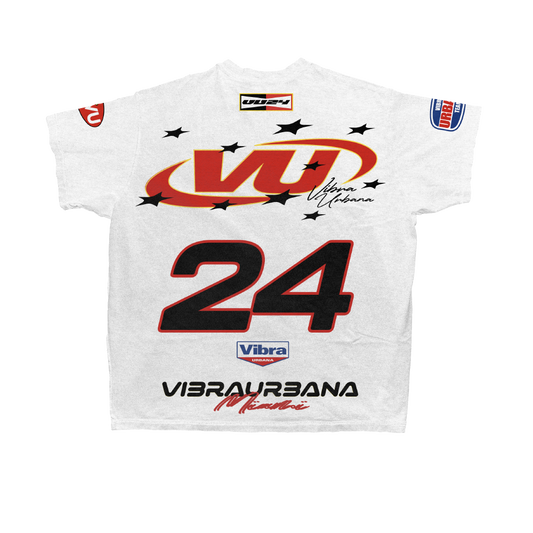 VU Miami 24 Hi-Octane White Tie Dye Tee