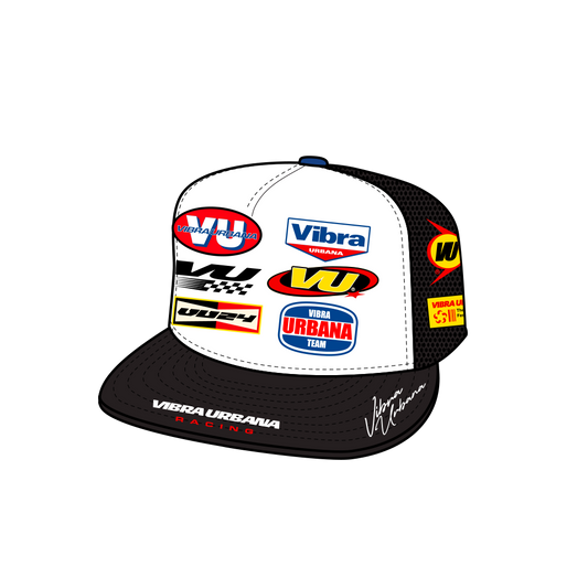 VU Hi-Octane Black & White Trucker Hat