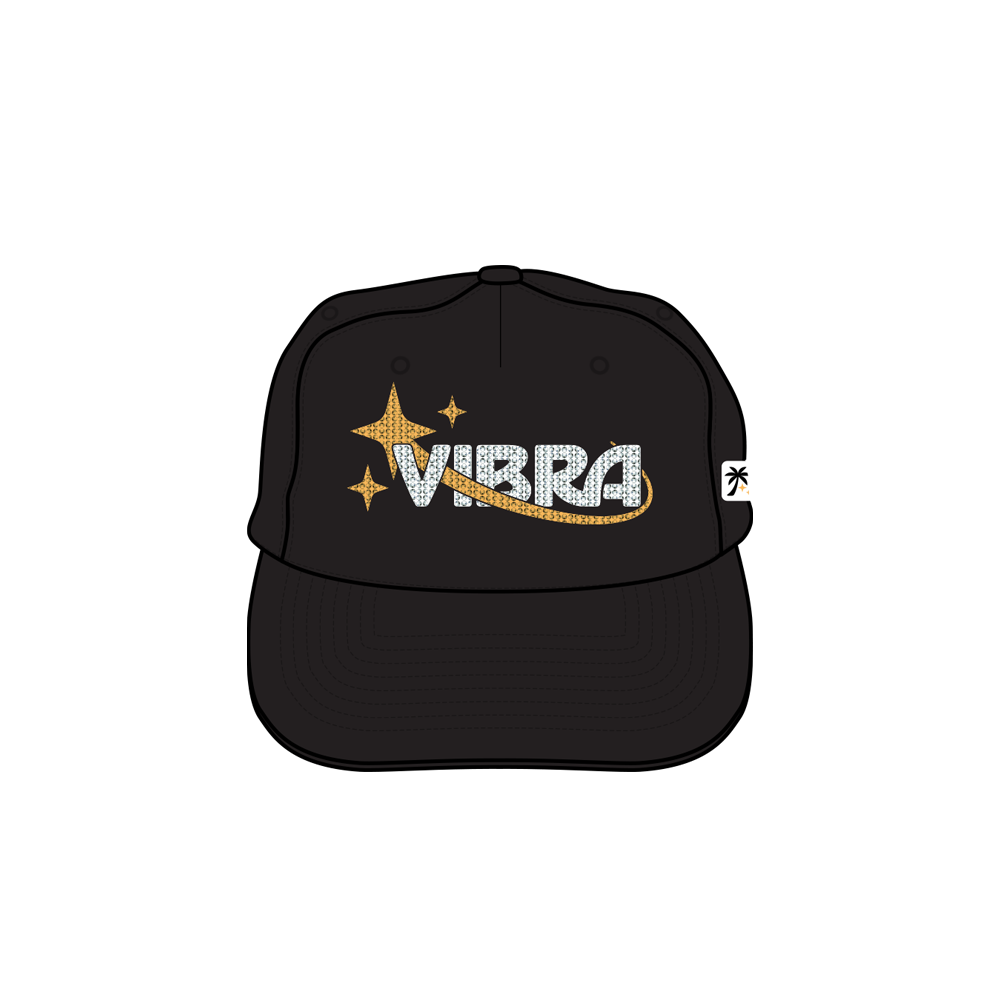 VU Bling Logo Black Snapback Hat