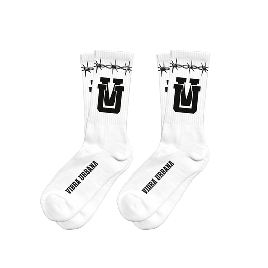 VU UV Staple White Socks