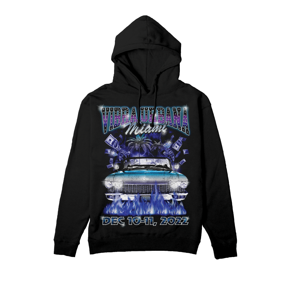 VU Miami 22 Cruisin' Bling Black Lineup Hoodie