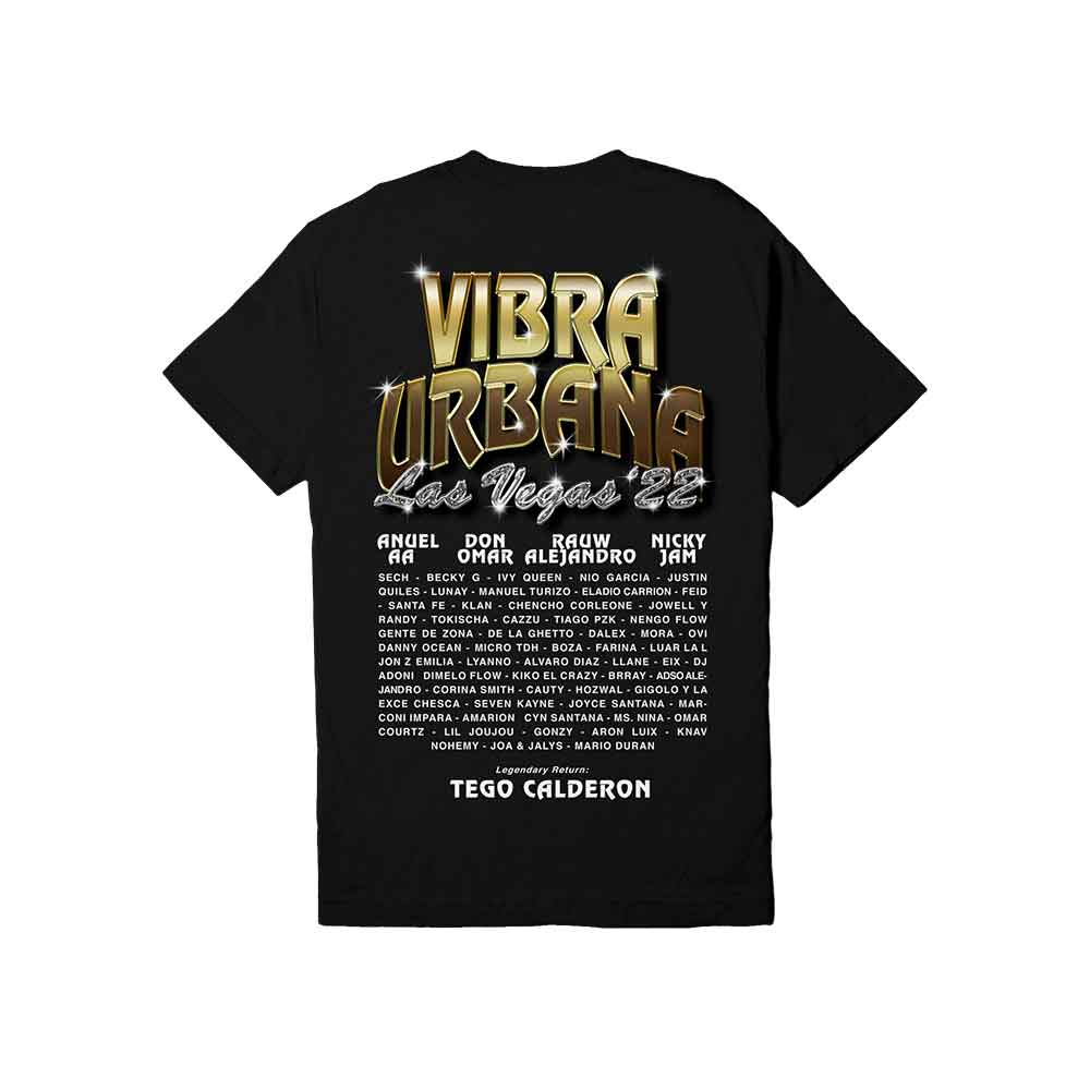 Camiseta Vibra Urbana 22' Collage Negra