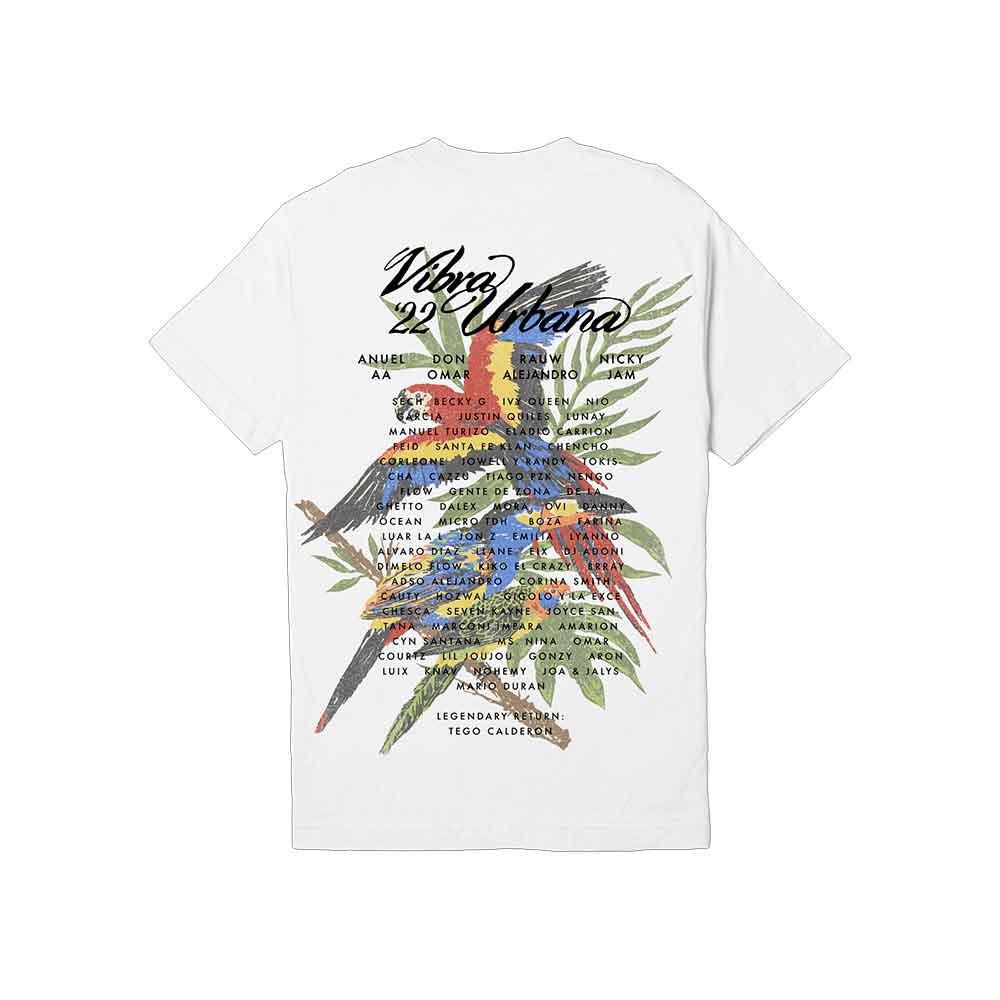 Vibra Urbana Flocking Tee White