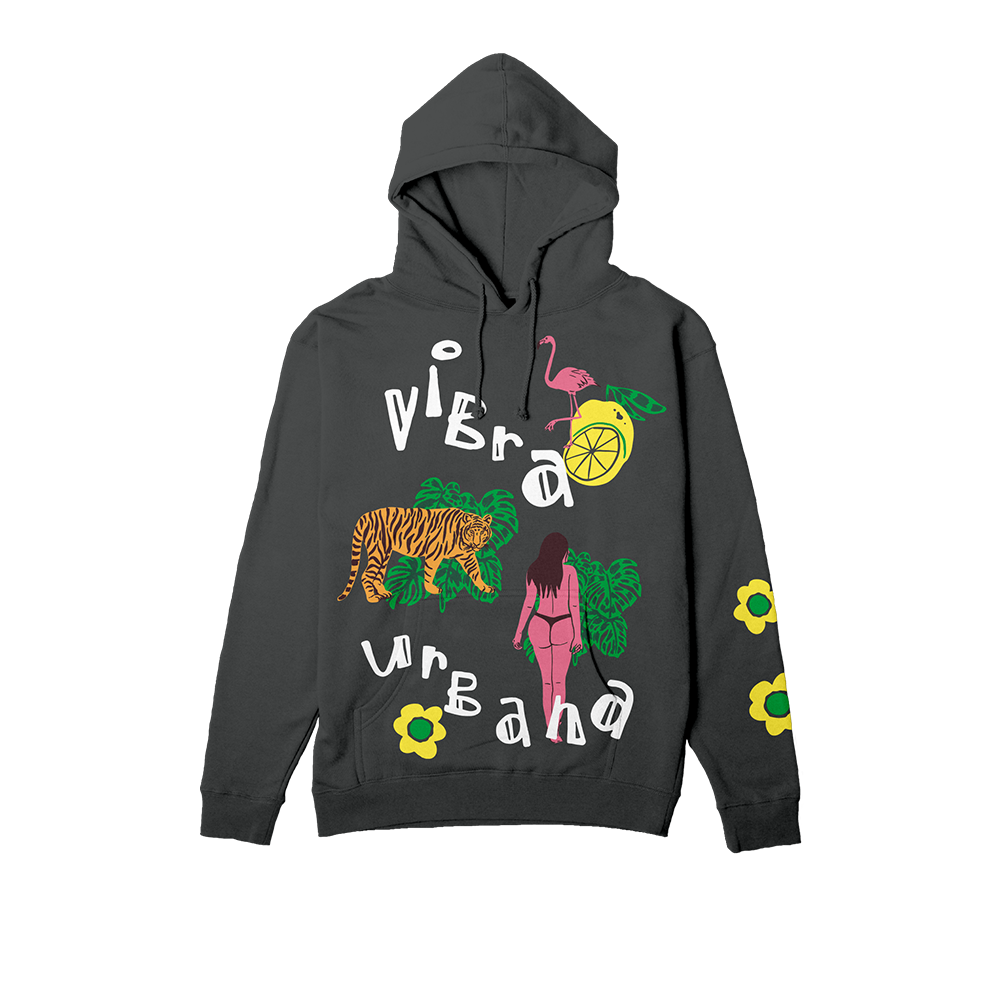 Vibra Urbana Tiger Pullover Hooded Sweatshirt Miami 22'
