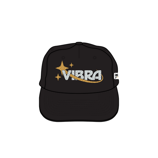 VU Bling Logo Black Snapback Hat
