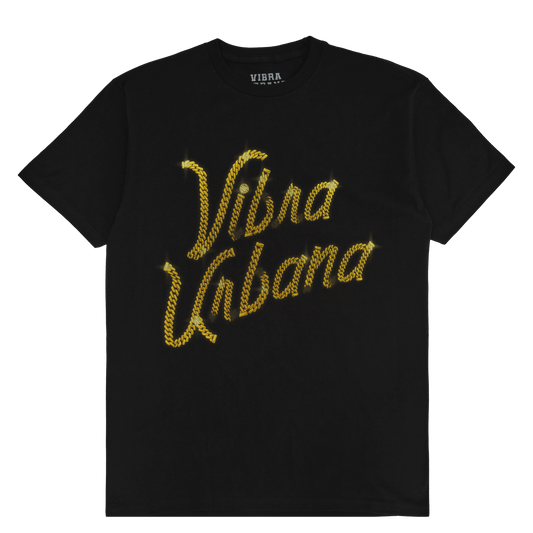 Camiseta Vibra Urbana Cadenas Doradas