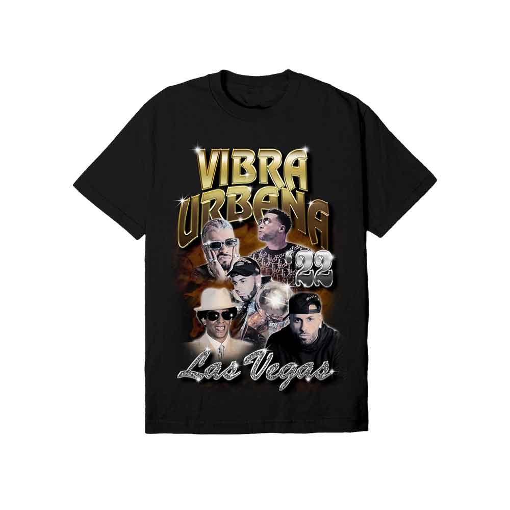 Camiseta Vibra Urbana 22' Collage Negra