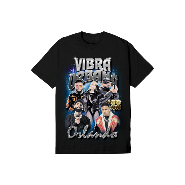 Vibra Urbana Collage Orlando 22' Tee Vibra Urbana Music Festival